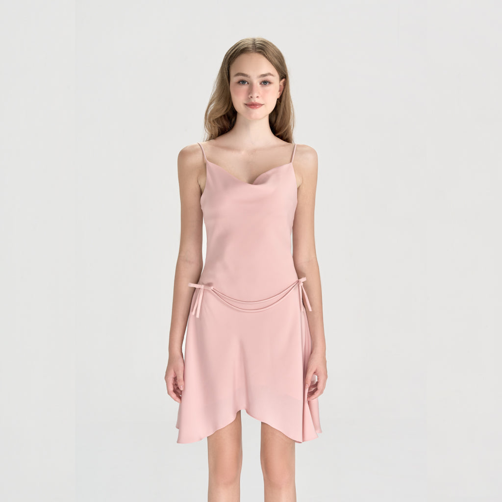 FAIRY – Đầm lụa cổ đổ
