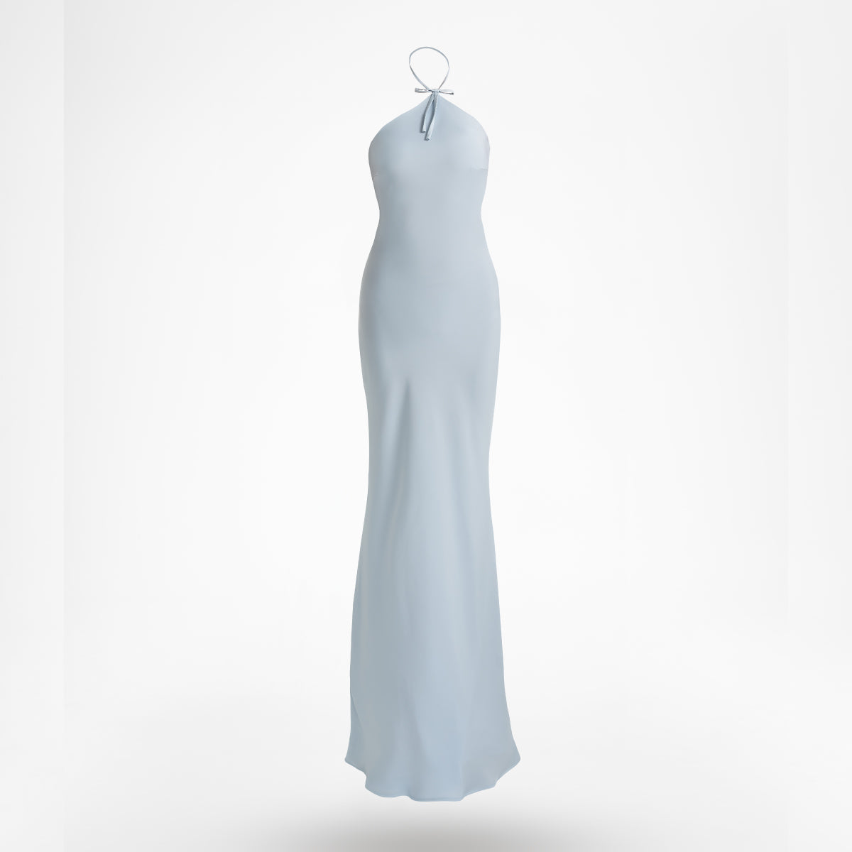 LILA – Đầm lụa dài cổ yếm