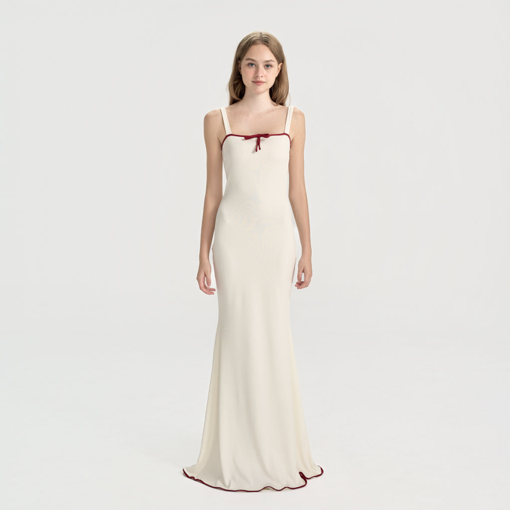 BELLE – Đầm thun dài hai dây