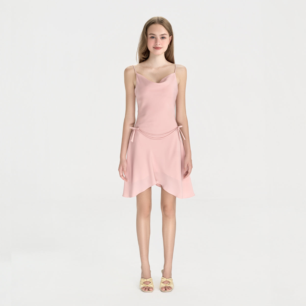 FAIRY – Đầm lụa cổ đổ