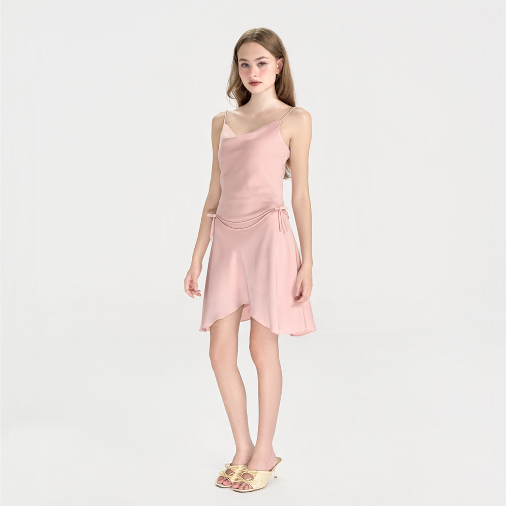 FAIRY – Đầm lụa cổ đổ